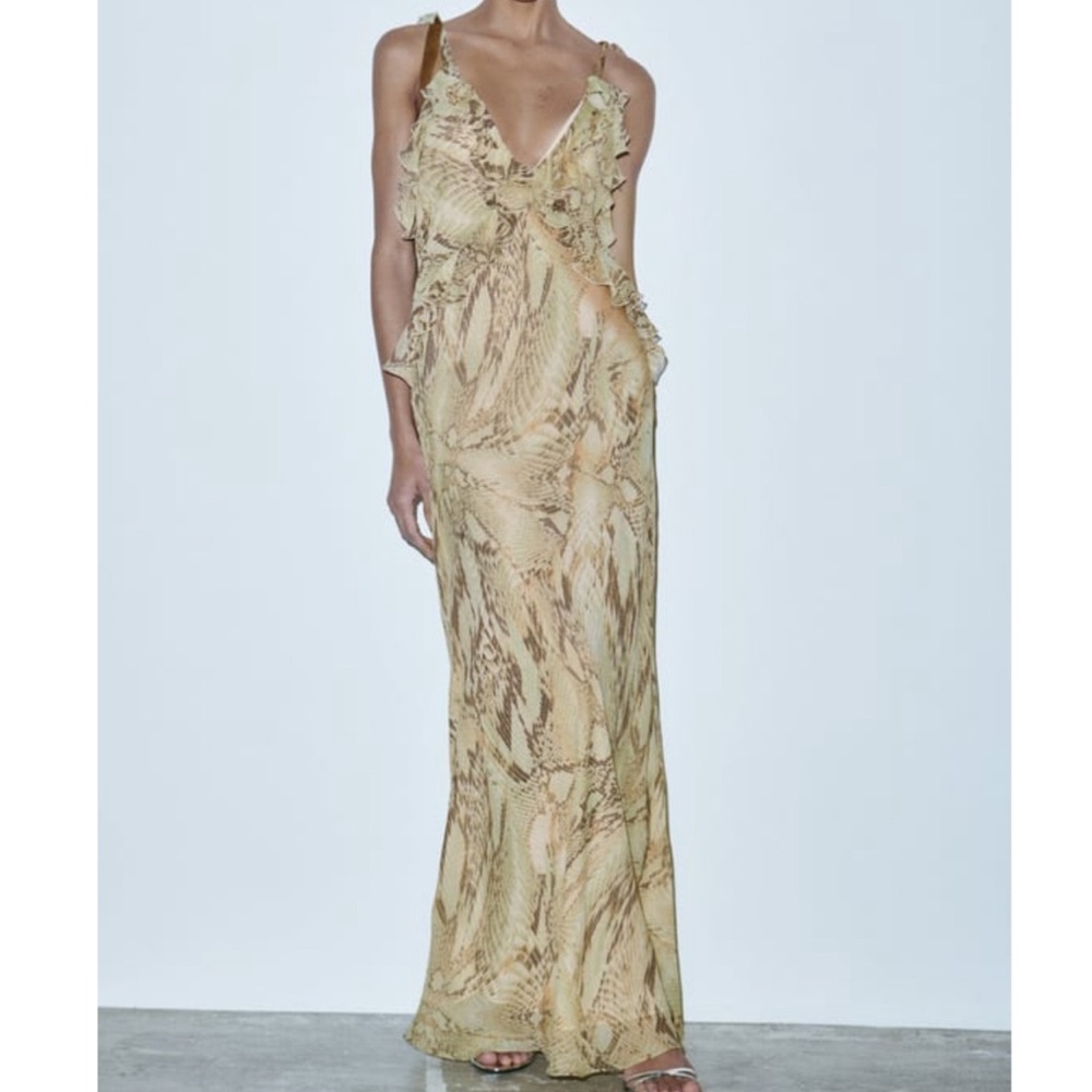 ZARA Animal Print Dress
